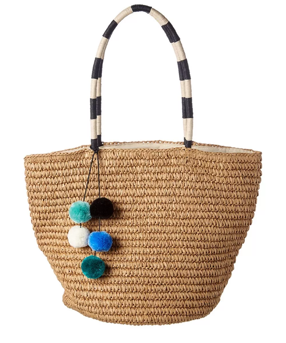 Fallon Royce Straw Tote Bag
