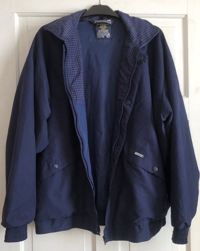 SUNDERLAND OF SCOTLAND GT PRO MENS BLUE WATERPROOF RAINWEAR GOLF JACKET SIZE M - Picture 2 of 4