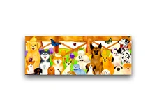 Faithful companions bookmark dogs, cats, birds pets all kinds book reader gift