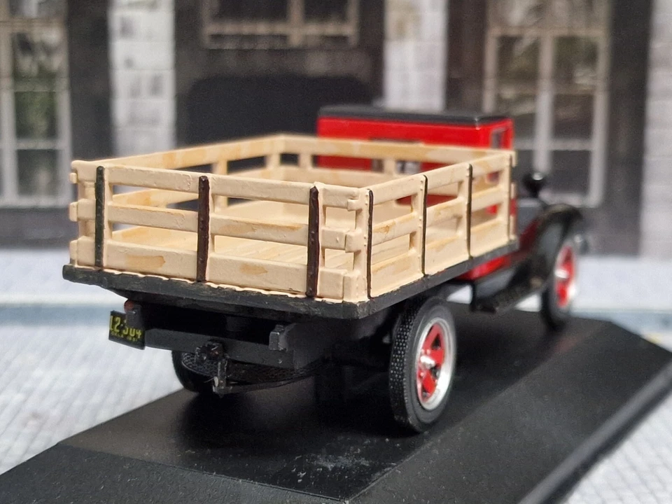 WHITEBOX 1/43 - FORD USA AA PLATFORM TRUCK 1928 - ELABORATO - PEZZO UNICO - Immagine 3 di 4