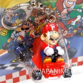 Retro RARE!! Super Mario Kart Figure Keychain SNES FAMICOM ESTONA NINTNEDO