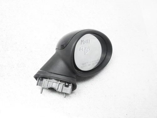 2007-2015 Mini Cooper Passenger Rear View Mirror Outside - Black *Has Scratches