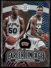 2019-20 Panini Illusions #4 David Robinson #4 Career Lineage Sapphire