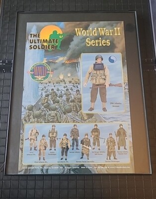 1999 The Ultimate Soldier 29th Infantry Figure Print Ad D-Day WWII