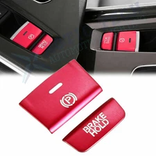 2x Red Gear Accessories P Gear BRAKE HOLD Frame Trims For Honda Accord 2018-2022