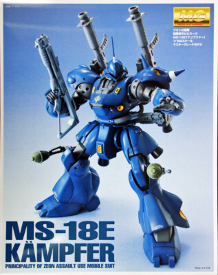 未組立品ガンプラBANDAI MG MS-18E Kämpfer 1/100 MG 1/100 MS-18E Kampfer | Bandai Gundam Gunpla | LA Scale Model