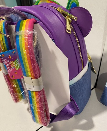 Loungefly Lisa Frank Panda Painter Exclusive Mini Backpack & Wallet Set NWT - Picture 6 of 15