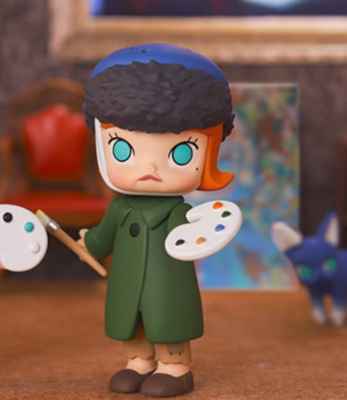 POP MART Molly Auction Series Confirmed Blind Box Figure Toy Art