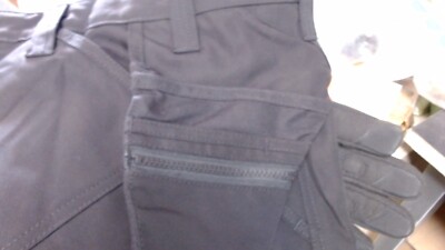 Snickers RuffWork Trousers BLK pant pockets size 162 -  47 waist 35 long