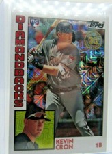 KEVIN CRON RC 2019 TOPPS UPDATE SILVER PACK MOJO REFRACTOR ROOKIE #T84U-50