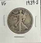 1939-S Walking Liberty Half Dollar 50¢ – San Francisco Mint – 90% Silver – Nice