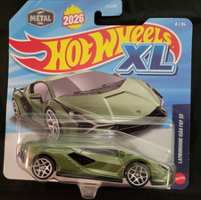 2026 Hot Wheels XL 1:43 9/24 LAMBORGHINI SIAN FKP 37 Green Near Mint