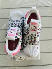 NUEVO CON ETIQUETAS Talla 1 Niños Adidas Superstar 360 Hello Kitty Floral IG5666 Raro Ligero Zapatos