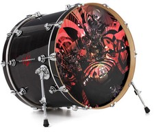 Vinyl Skin Decal Wrap fits 22" Bass Kick Drum - Jazz