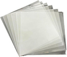 50 Record Sleeves for 10" Vinyl Record, 4 Mils Thick Clear Professional Vinyl Re