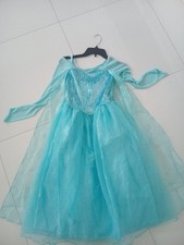 Disney Collection Princess ELSA Frozen Halloween Costume Dress Cosplay Girl 9/10