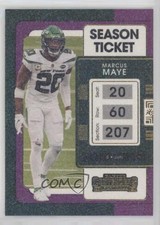 2021 Panini Contenders Stardust Marcus Maye #77 fm0