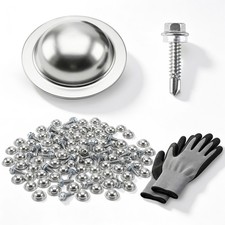 200 Roofing Screw Caps & 200 Self-Tapping Roof Screws