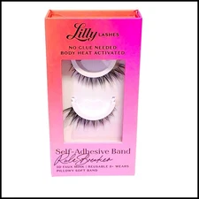 Lilly Lashes RuleBreaker Self Adhesive Band 3D Faux Mink Reusable False Lashes