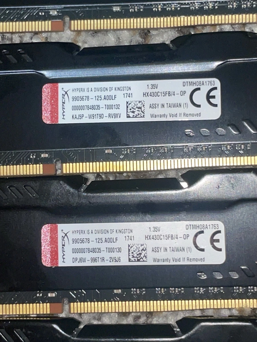 HyperX DDR4 SDRAM Memory (RAM) 4 Modules for sale | eBay