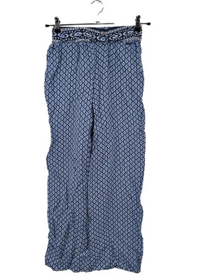 PEPE JEANS Pantalon «Baggy» Dames Pantalon T EU 34 bleu-blanc style décontracté - Photo 1/4