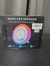 Wireless Speaker - RGB Light and Wireless Charging