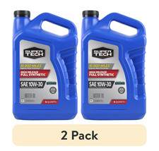 2 Packhigh Mileage Full Synthetic Sae 10w-30 Motor Oil 5 Qt Engine Longevity