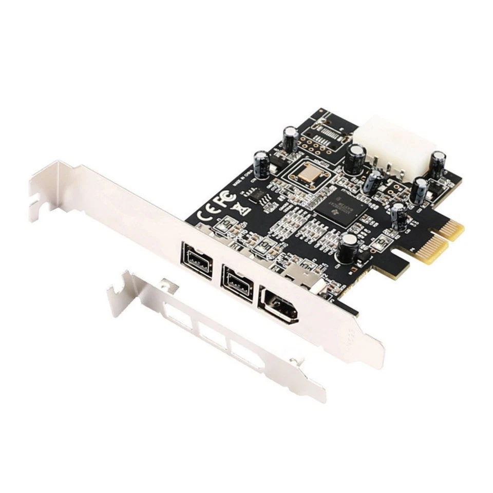PCI-Express to 2+1 Ports 6-Pin IEEE1394a Firewire 800 Video Capture Ti XIO2213A - Image 2 of 4