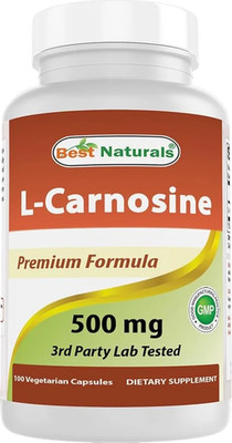 L-Carnosine 500 Mg 100 Vegetarian Capsules
