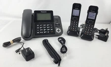 Panasonic KX-TGF380 Link2Cell Bluetooth Corded & Cordless Phone System 2 Handset