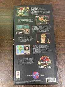 Jurassic Park Interactive  3DO, 1994 CIB Complete