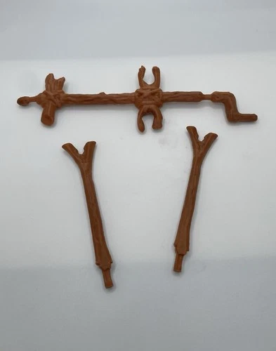 Vintage EWOK Village Rotisserie Pole Stick Set REPRO Part 1983 Kenner