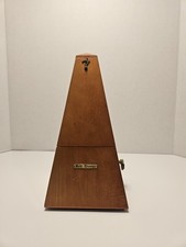 Seth Thomas Mechanical Vintage Wooden Metronome for Piano Violin Viola Cello