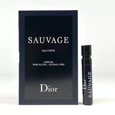 DIOR SAUVAGE EAU FORTE PARFUM VIAL SPRAY FOR MEN 0.03 Oz / 1 ml SAMPLE SIZE