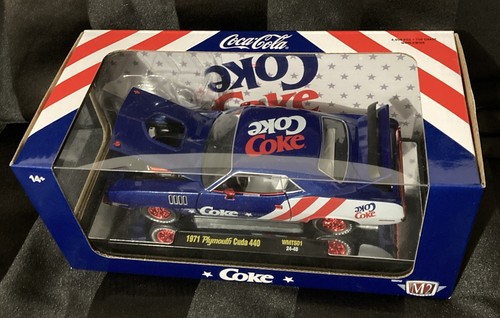 M2 Machines 1971 Plymouth Cuda 440 ( Coca-Cola Edition) ( CHASE VERSION ) - Picture 4 of 8
