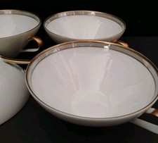 H & Co. Selb Heinrich & Co - Porzellan - Suppentassen mit Untertassen