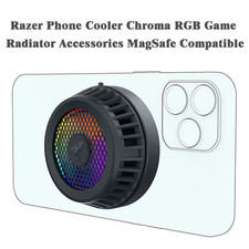 Razer Phone Cooler Chroma RGB?MagSafe Gaming Radiator, BLE, 6400 RPM, Quiet 30dB