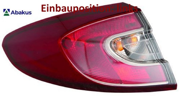 Abakus 551-1990L-UE Heckleuchte Links RüCklicht Hecklicht RüCkleuchte-image