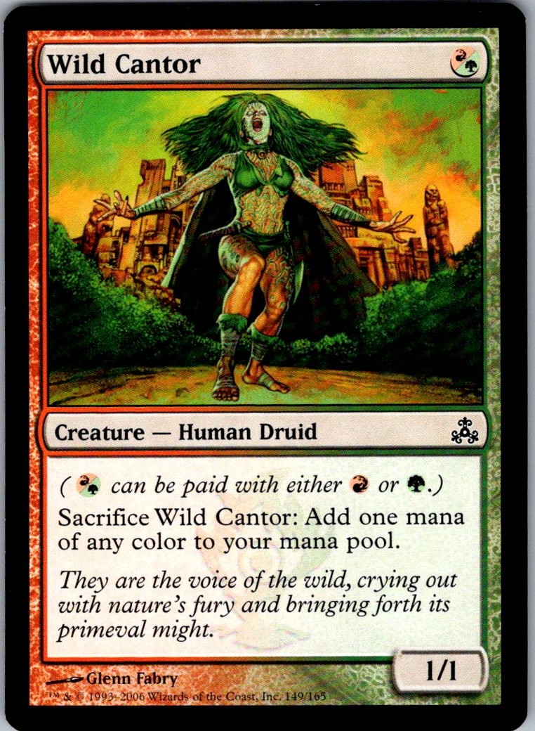 Wild Cantor 149 Common Guildpact Magic: The Gathering Near Mint