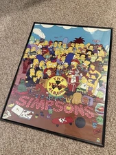 The Simpsons Yellow Album Poster Framed Art Cartoon TV Classic Scorpio Posters