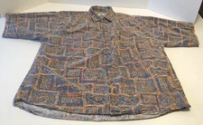 Rare Vintage 80’s/90’s Sostanza Fashion Police Short Sleeve Button Shirt Collar