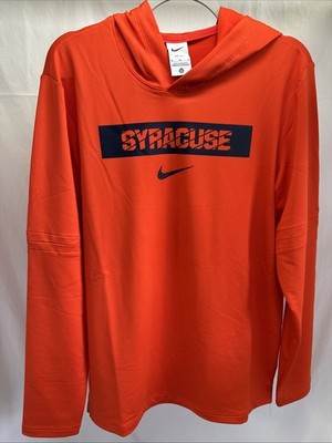 Syracuse Nike Dri-FIT Orange Hoodie Men s Size S M L 2XL Lightweight Stretch