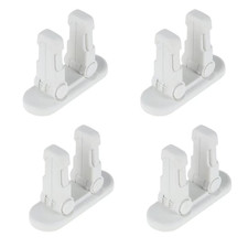 Improved Childproof Door Lever Lock  4 Pack  Prevents Toddlers from Opening Doors.