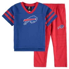 Buffalo Bills Kid's Training Camp V-Neck T-Shirt Pants Set