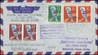 Netherlands New Guinea #24 #26 #28 Pigeon FDC Inaugural Flight 1959 Hollandia