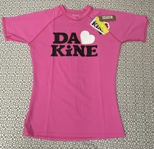 Da Kine Women’s Rash Guard Surf Shirt Tee Size Medium UPF50 Watermelon Pink NEW