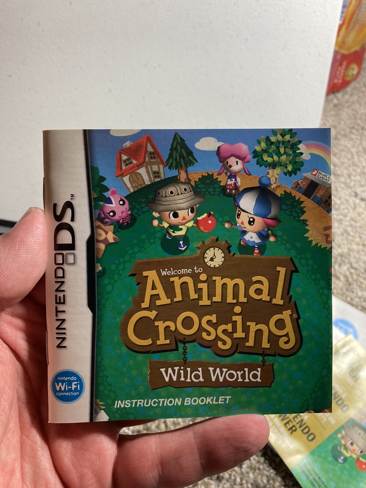 Animal Crossing Wild World DS Authentic Complete CIB Manual TESTED