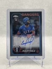 2024 Topps Chrome J.P. Martinez Rookie Auto #RA-JP Rangers On Card 🔥