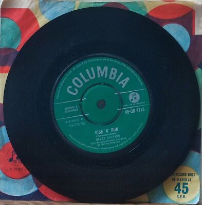 Kiss 'N' Run / Walkin' Back To Happiness by Helen Shapiro - Single 7  Vinyl