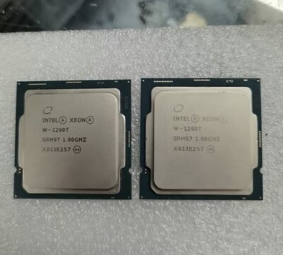 Intel Xeon W-1290T QS CPU 10 Cores  20 Threads TDP-35W LGA1200 Processors